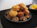 Johannisbeer- und Erdnuss-Muffins