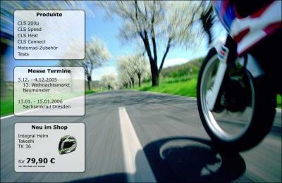 neue CLS200 Startseite